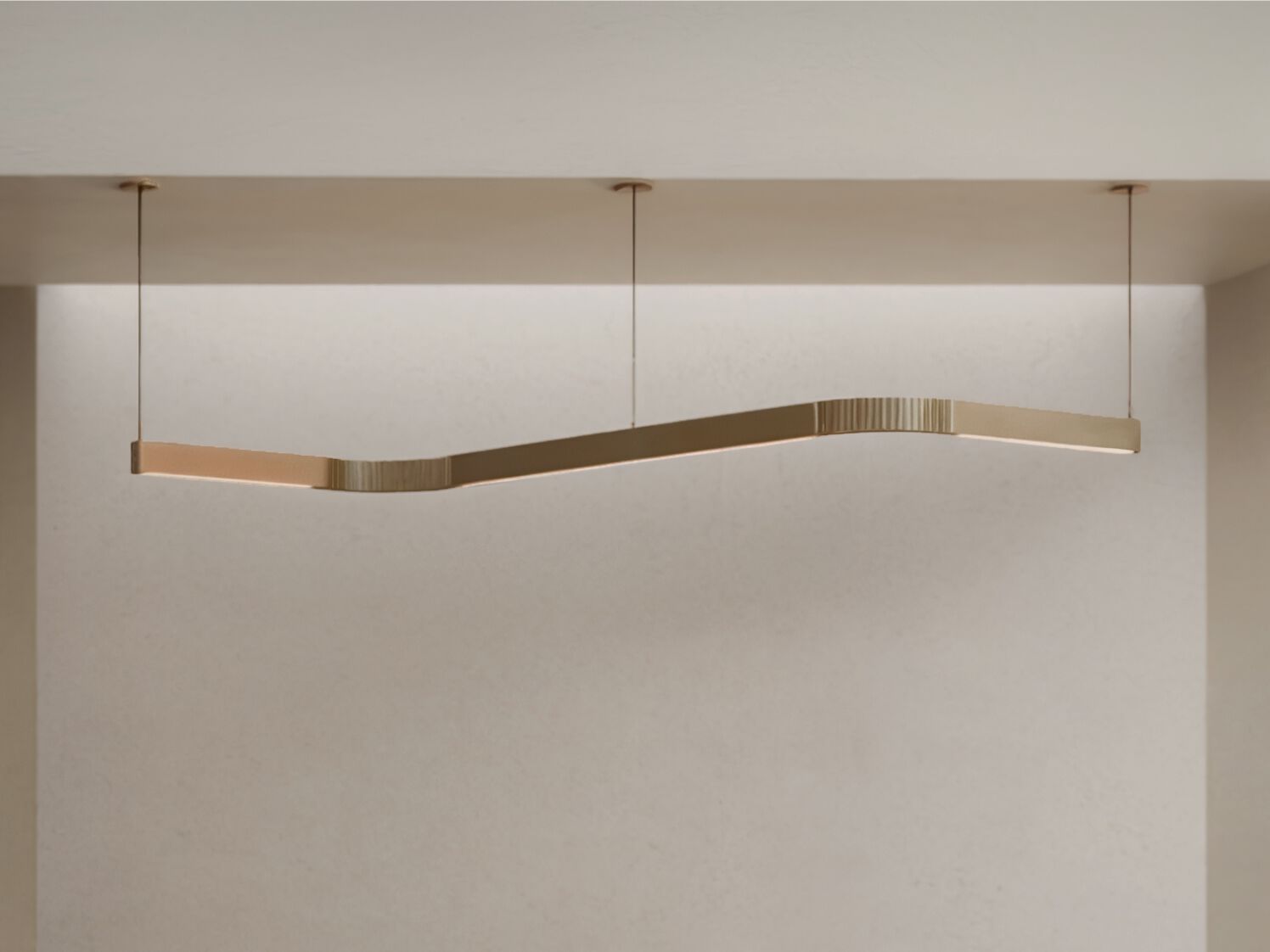 Алюминиевый подвесной линейный светильник Design Luce SNODATO ARCH-00006404