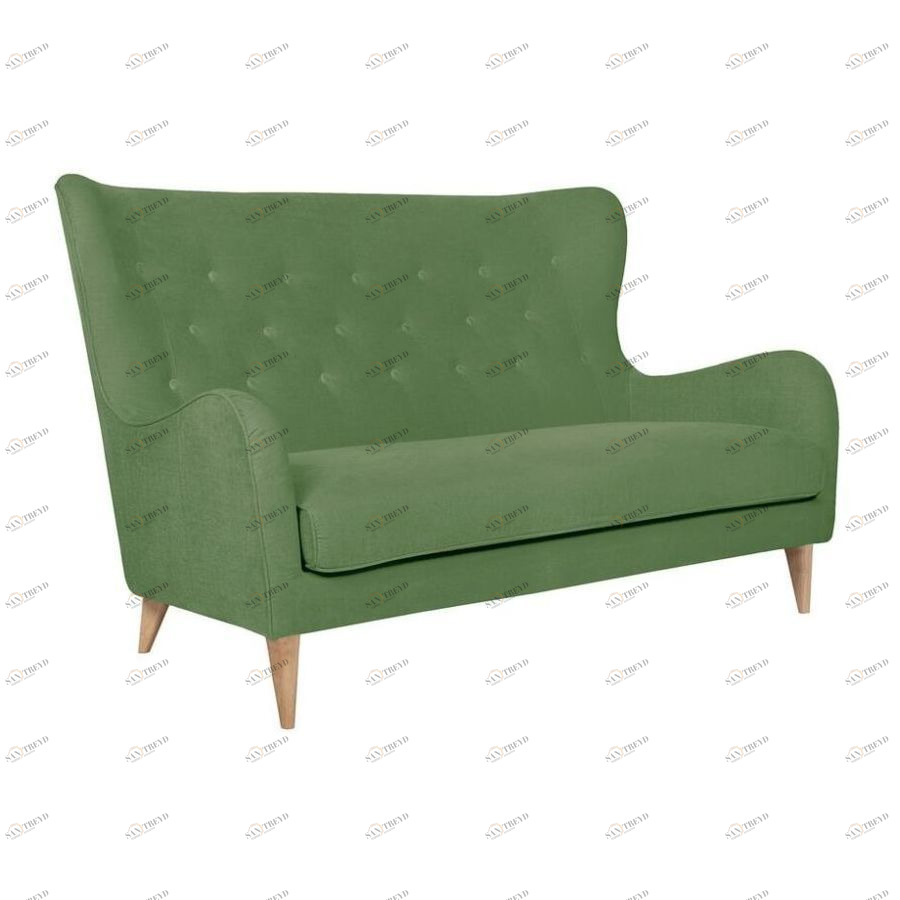 Диван Pola, двухместный, зеленый Sits S1527