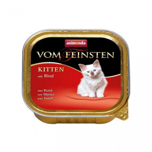 ПР0004554 Корм для котят Vom Feinsten говядина конс. 100г Animonda