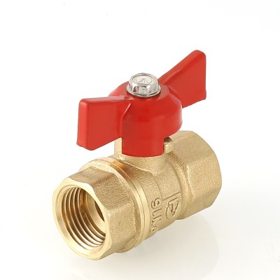 VT.122.G.05 Кран шаровой «СТАНДАРТ» с ручкой-бабочкой и внутренней резьбой Valtec 3/4"  - Вид №3