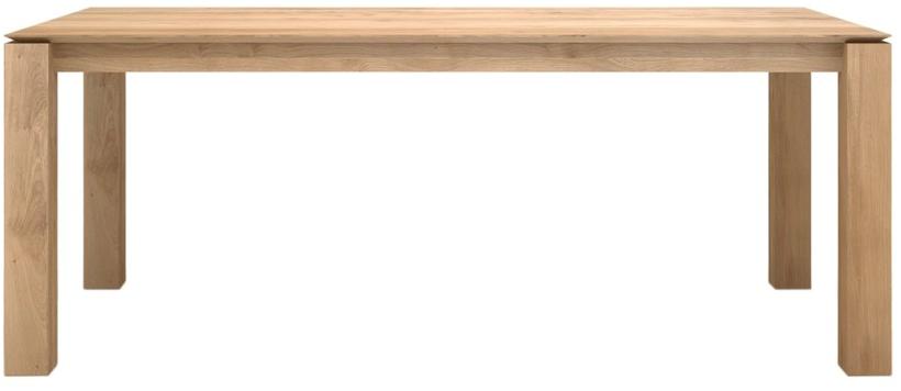 Ethnicraft Прямоугольный обеденный стол из массива дерева Oak slice 50574 - Вид №1