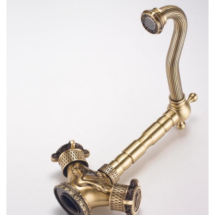 Zorg A 3005K-BR бронза Смеситель для кухни Zorg 250 х 185  - Вид №3