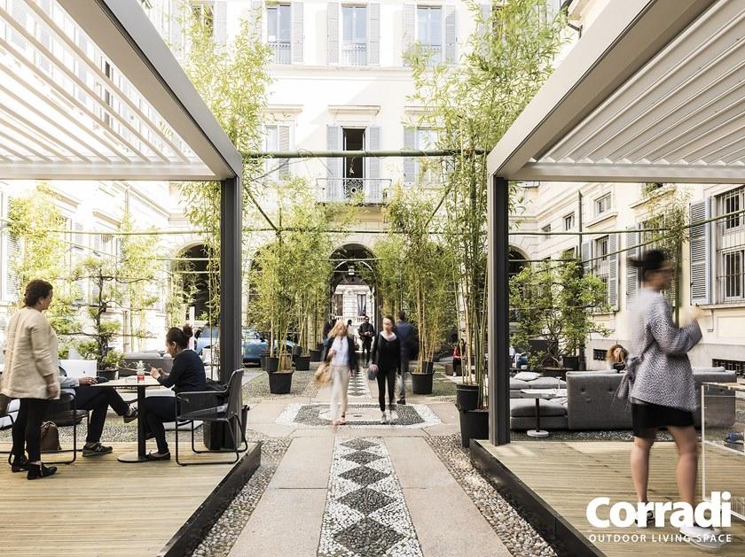 Corradi Алюминиевая пергола с регулируемыми жалюзи Bioclimatics sun-id-1405053 - Вид №5