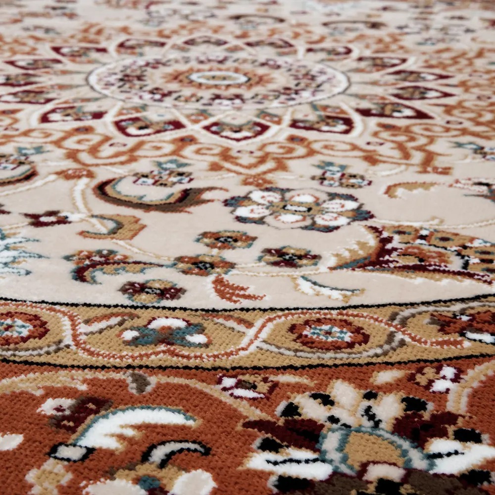 Ковер полипропилен Шахреза D210KT ø160 см цвет кремовый MERINOS STLM-2199731 - Вид №3