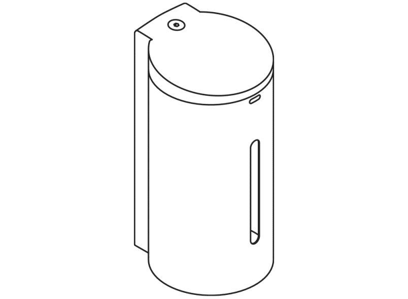 950.06.102XA Сенсорное электронное дезинфицирующее средство и дозатор мыла HEWI USA Produkte  - Вид №2