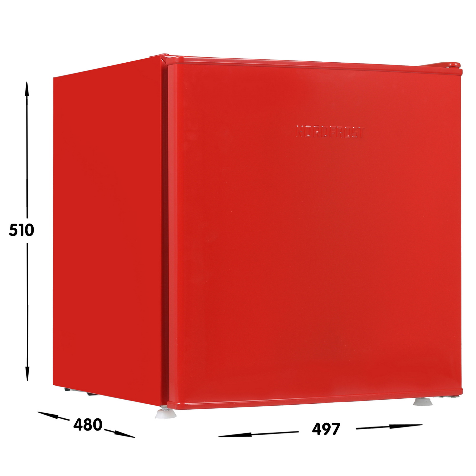 8167861 Холодильник компактный   Nordfrost NR 402 R красный STDN-0129876 - Вид №7