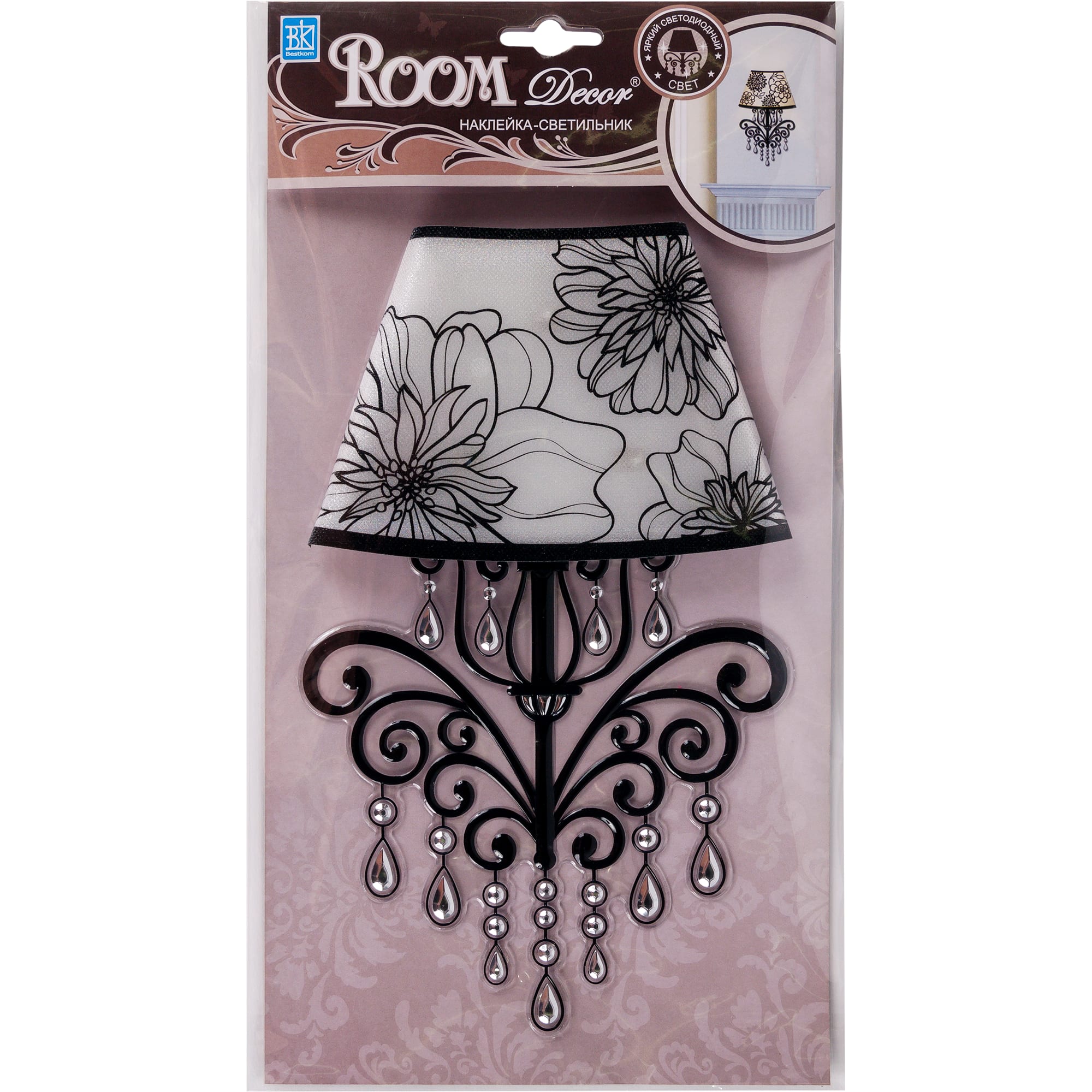 15471489 Наклейка 3D «Бра» LDA 1201 BK Santreyd  - Вид №2