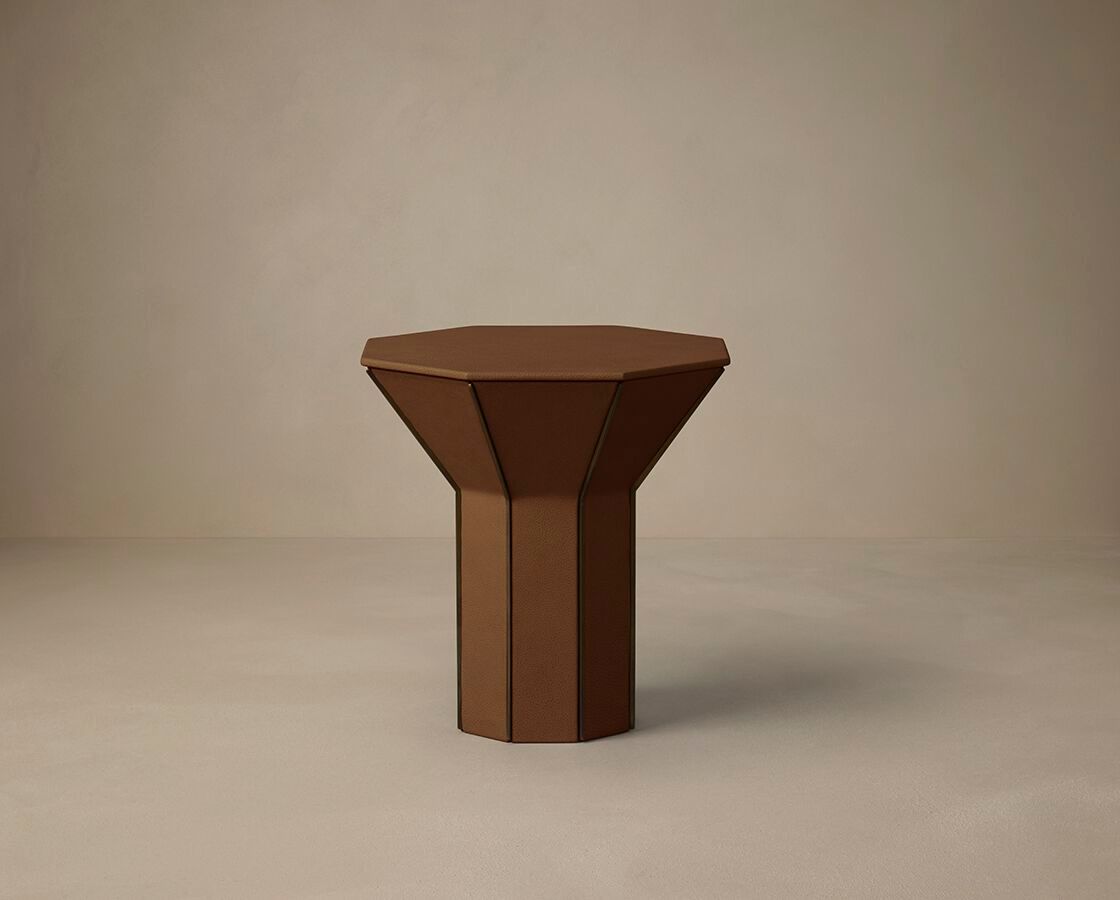 Высокий восьмиугольный журнальный столик из полированной латуни Articolo Studios Flare ARCH-00111134 - Вид №2