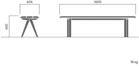 VESTRE Скамья из стали и дерева без спинки Nunu sun-id-1367646 - Вид №9