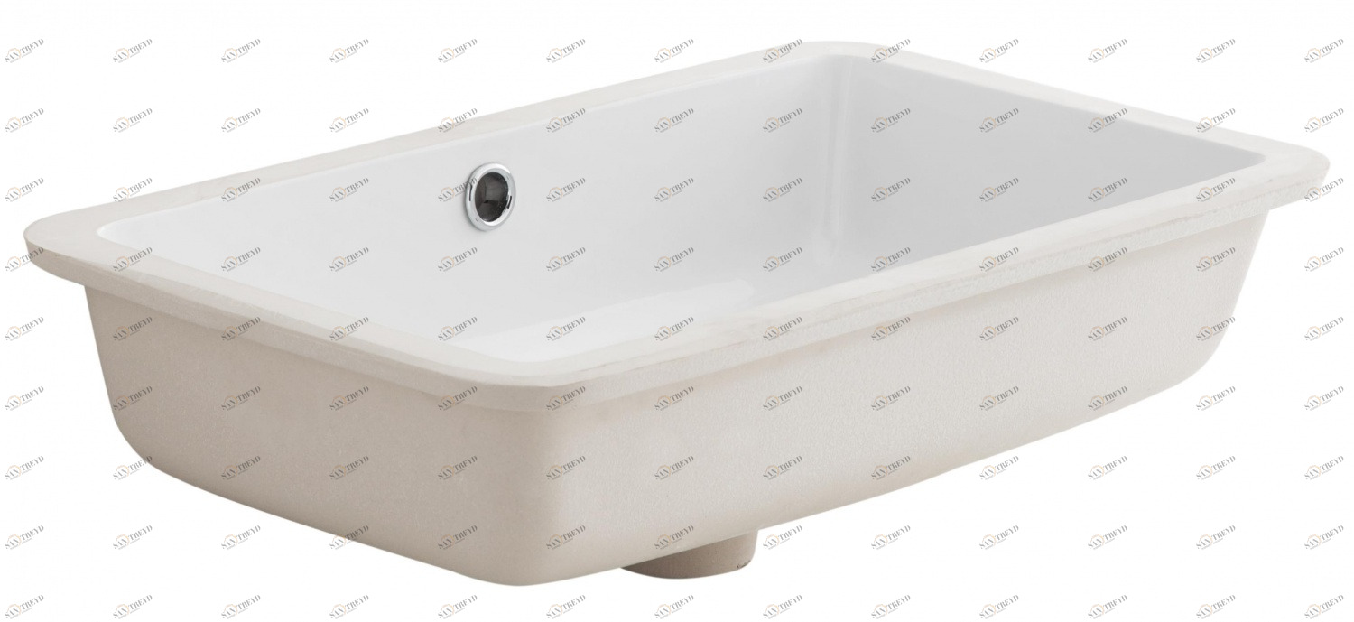 118370004 Накладная раковина под столешницу  прямоугольная Sanindusa Agres