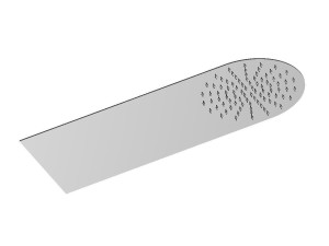 Ультра-плоская душевая головка из нержавеющей стали с системой защиты от накипи