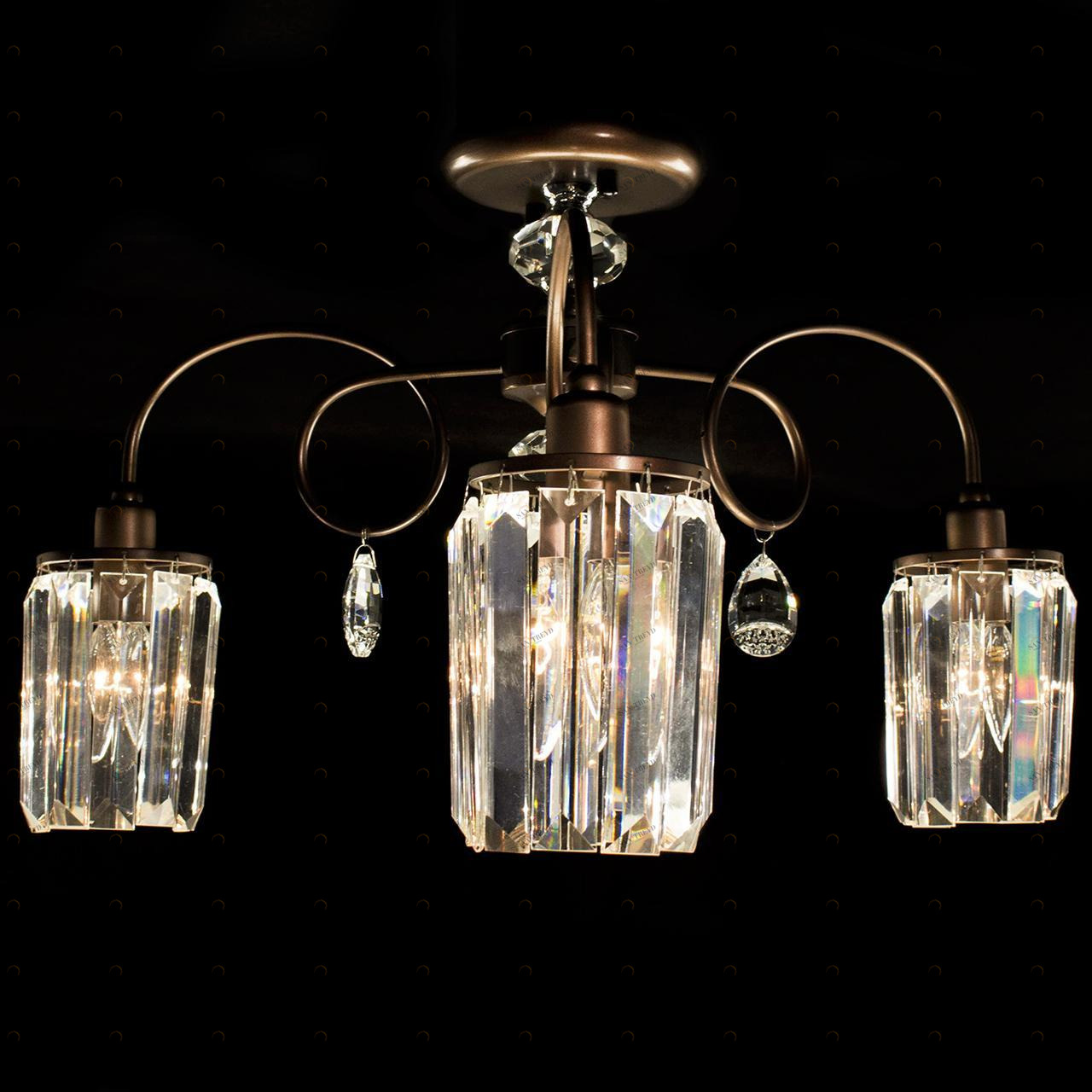 Потолочная люстра Citilux Синди CL330133 CITILUX СИНДИ КОРИЧНЕВЫЙ 183107 Коричневый 