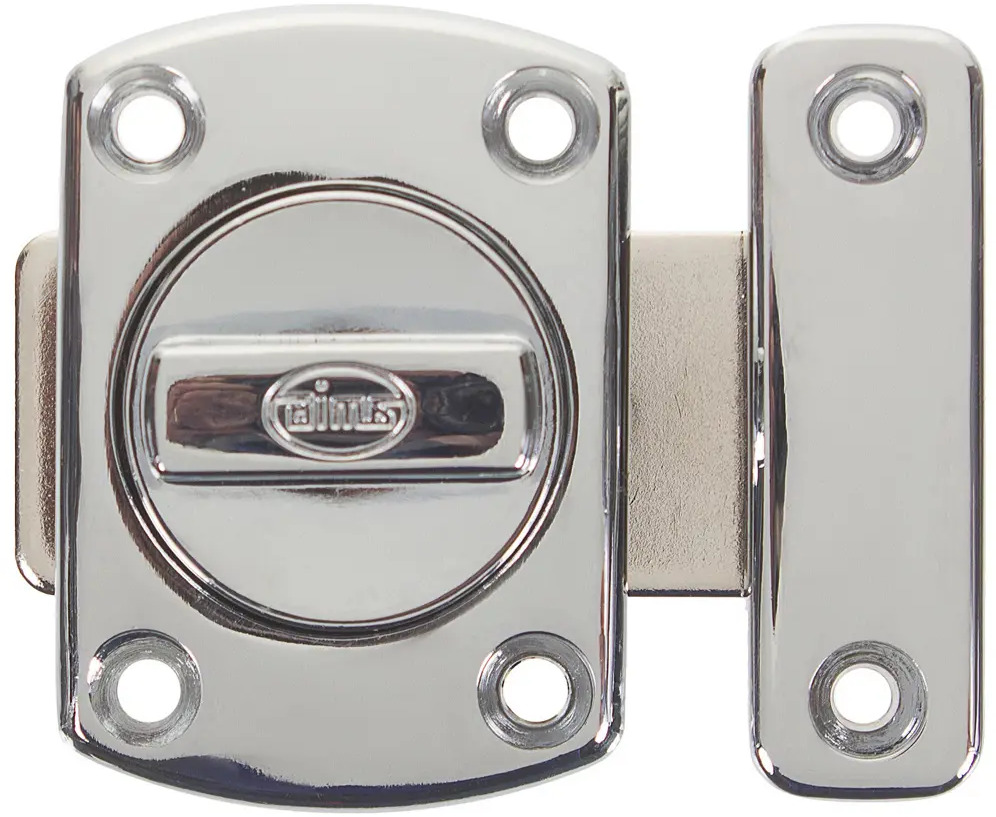Задвижка Amig для распашных дверей с хромированным покрытием 14249448