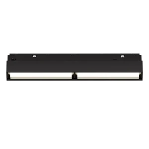 Трековый светильник линейный Voltega Points Twist 120° светодиодный 18 Вт магнитный цвет черный нейтральный белый свет