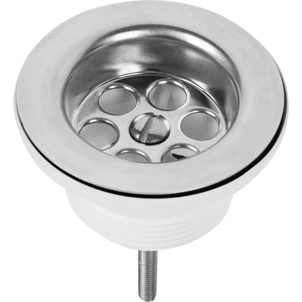 Выпуск для сифона для раковины 60 мм с решеткой Mcalpine хром STLM-2162746 - Вид №1