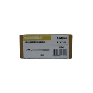 Финишные гвозди TECH-KREP для незаметного крепления 1.6x40 мм 89391027