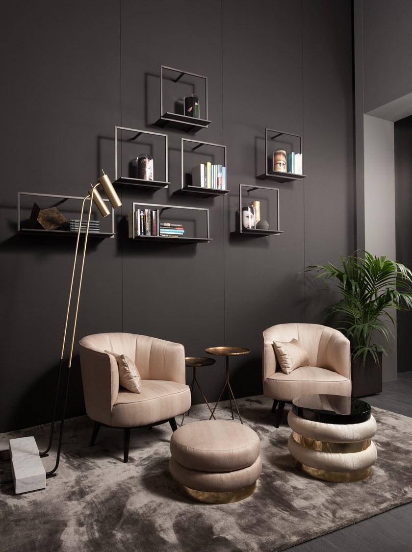 Vibieffe Круглый пуф из ткани 9235 chignon sun-id-1430505 - Вид №5