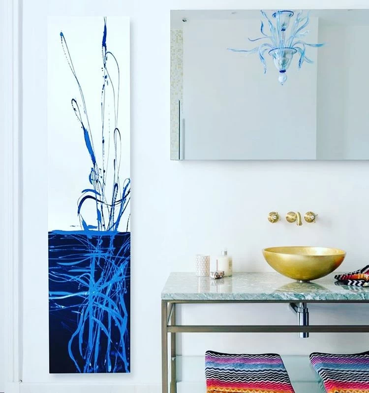 Водяной радиатор 220 x 70 cm Dune bleu Cinier  1374 Вт sun-id-1218108 - Вид №1