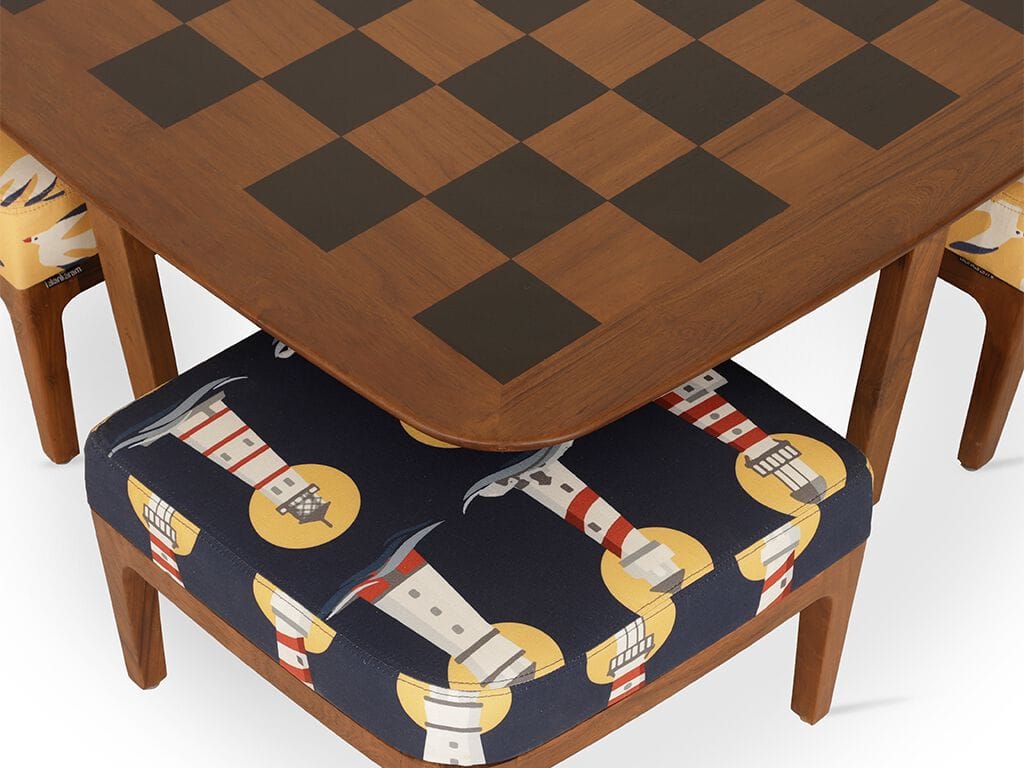 Деревянный шахматный стол Alankaram KIOTA ARCH-00058182 - Вид №3