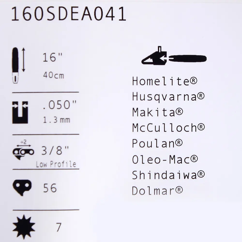 Шина для пилы Oregon 16", 56 звеньев, паз 1,3 мм, шаг 3/8" дюйма STLM-2044897 - Вид №2