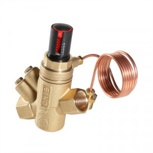 VT.043.G.0401 Автоматический регулятор перепада давления регулируемый Valtec 1/2”, 5-50 кПа, 15-1500 л/ч, с имп. трубкой 1 м