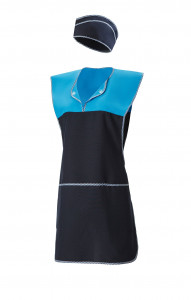 64414 Комплект "Людмила" темно-синий  Одежда для обслуживающего персонала  размер 44-54