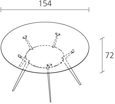 Alias Круглый стол в мдф Biplane sun-id-1347412 - Вид №1