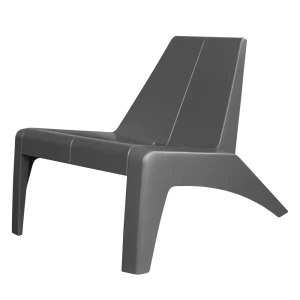 Кресло Naterial Halios 89.47x68x66.96 см полипропилен цвет темно-серый