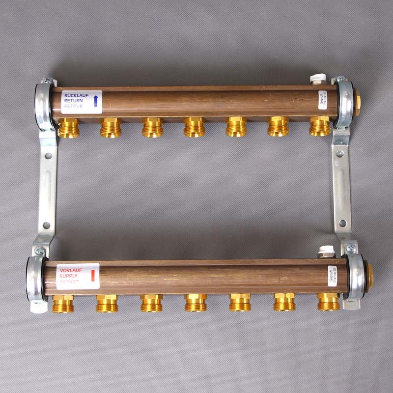 Нерегулируемая коллекторная группа HKV/A WATTS Ind 1"x3/4"ЕК 7 выходов 10004548