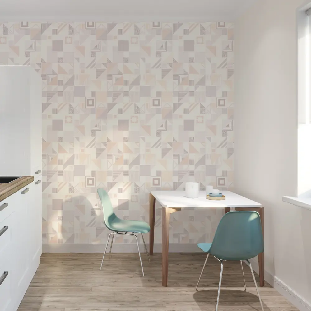 Обои виниловые Home Color Mozaica бежевые 0.53 м HC11021-12 82555233 STLM-2045062 - Вид №2