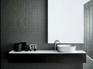 Boffi Подвесная тумба под умывальник из фанерованной древесины Duemilaotto