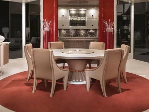 Turri Обитый кожаный стул для ресторана Orion