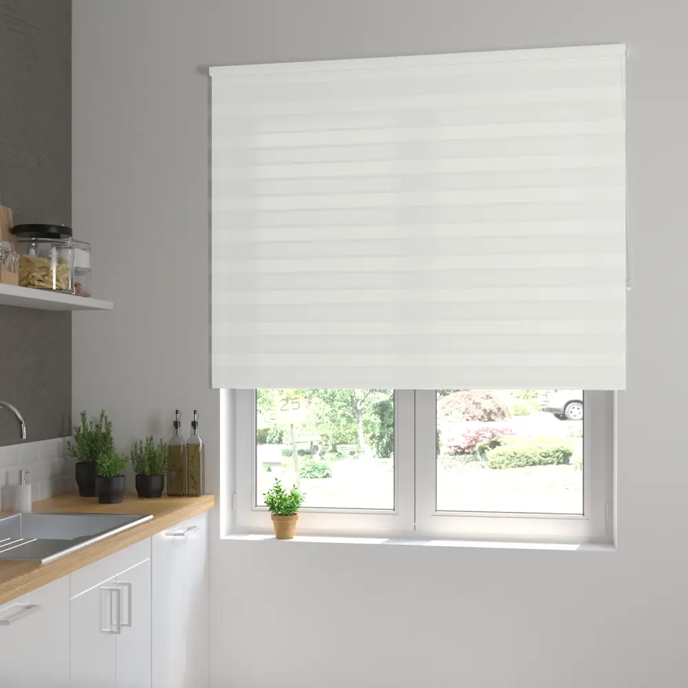 Штора рулонная день-ночь Inspire Peter 140x175 см белая White 0 82691093 STLM-2111426 - Вид №8