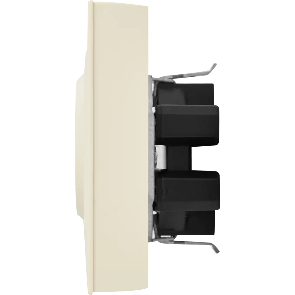 Розетка двойная IEK Brite с защитными шторками и заземлением 87761501 STLM-1109602 - Вид №2