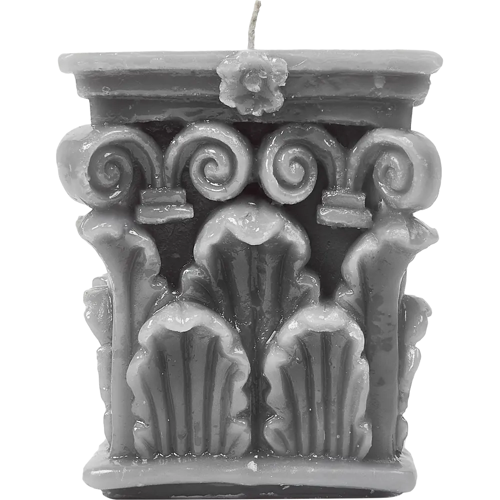 Свеча парафиновая Челентано серая EVIS STLM-2155380 - Вид №2