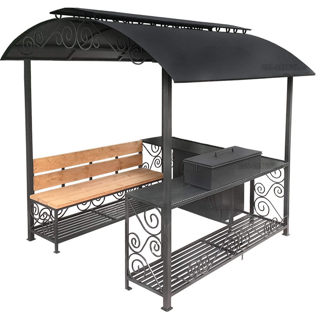 14016 ГОРДОН Comfort, беседка мангальная LAB.Space  - Вид №2