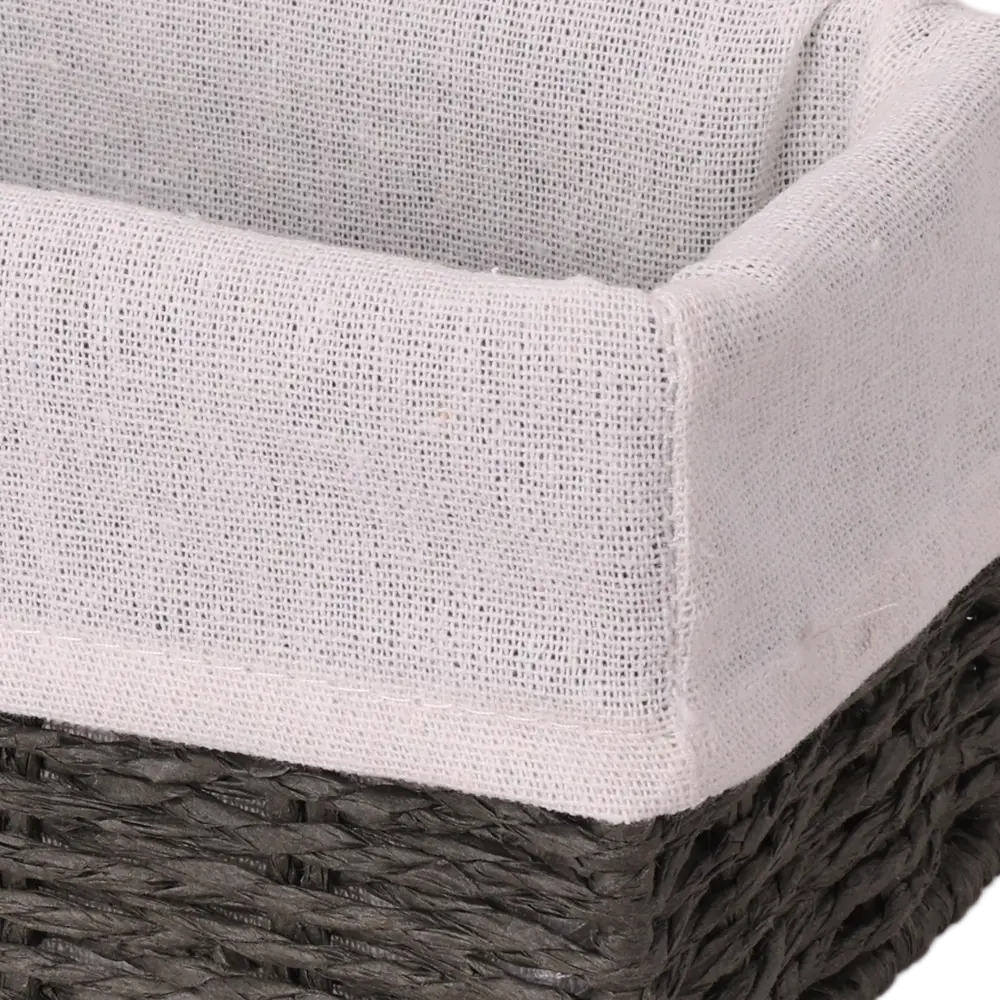 Корзина Konsensa 10x10x30 см бумага цвет графит 89439448 STLM-2157119  - Вид №1
