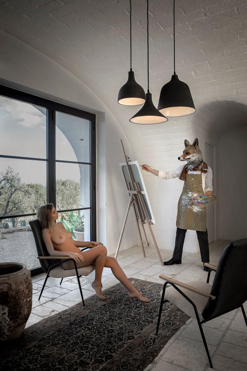 Karman Подвесной светильник прямого света из керамогранита T-black sun-id-1513163 - Вид №7