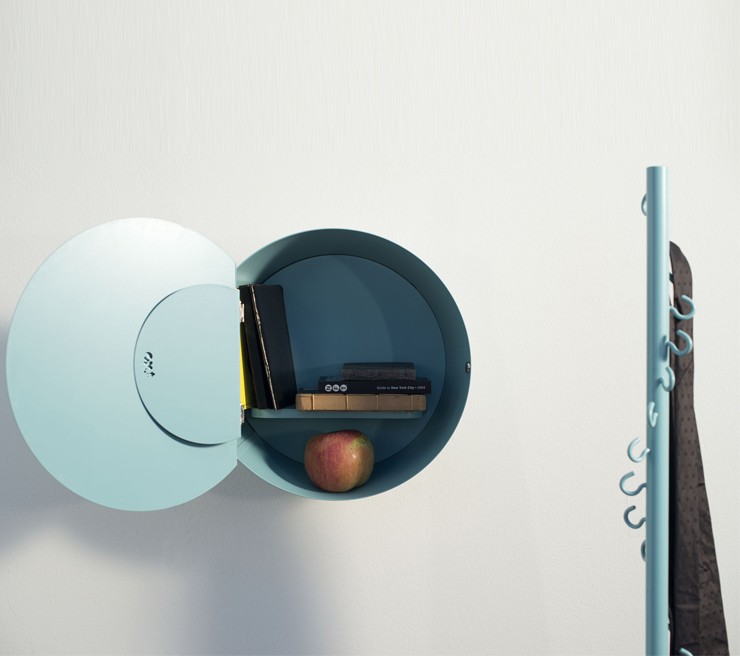 Ex.T Hook Up Вешалка для полотенец стоячая бирюзовая EXHOOKUPTU  - Вид №3