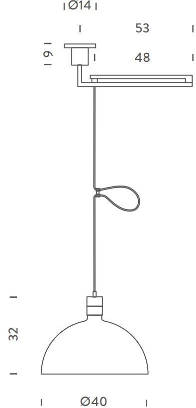 NEMO Регулируемый подвесной светильник из опалового стекла sun-id-1352747 - Вид №3