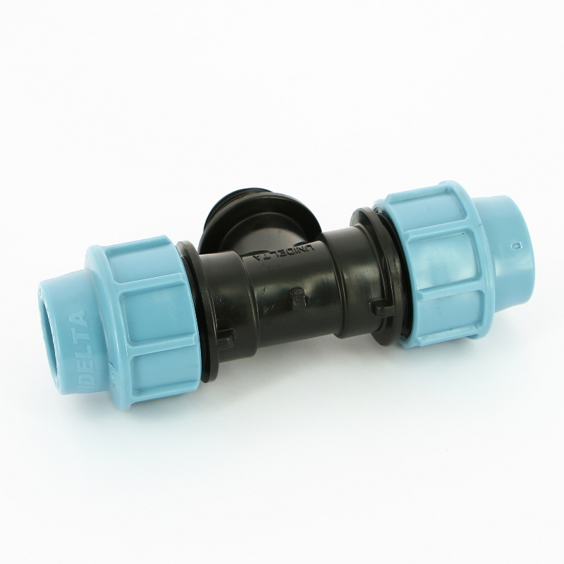 Тройник обжим-Н для труб ПНД UNIDELTA 25х1" 1010025004 - Вид №3