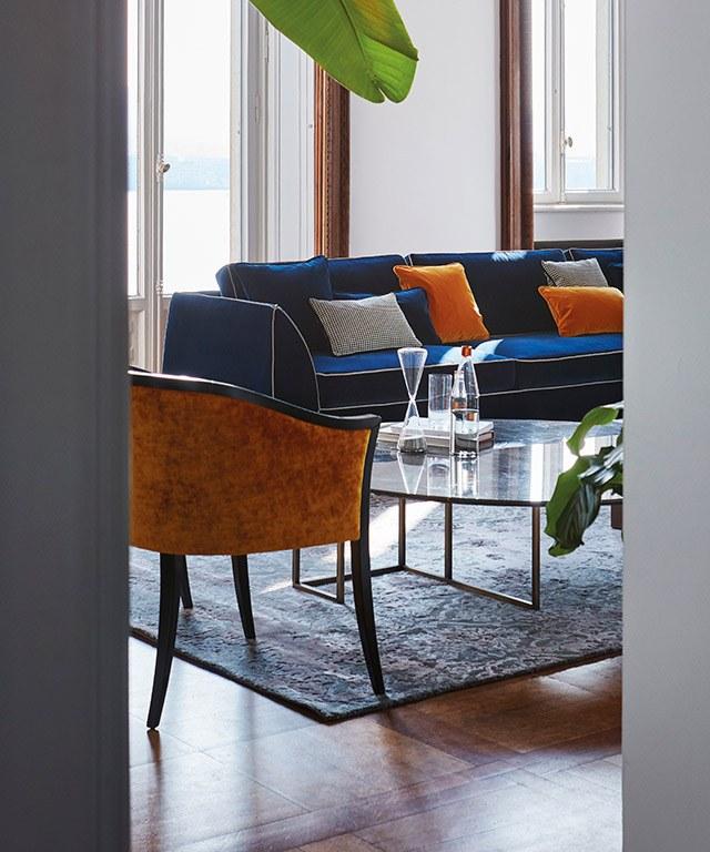 OAK Кресло из ткани с подлокотниками Milano collection Sc5034 - Вид №3