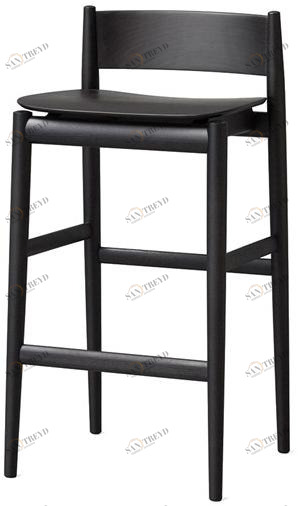 Porro Высокий табурет из ясеня с подставкой для ног sun-id-1504245