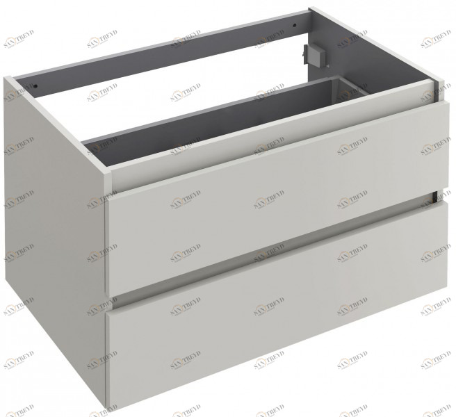 EB1702-N03 Мебель 80 см, 2 выдвижных ящика без отверстия для сифона Jacobdelafon PARALLEL Santreyd