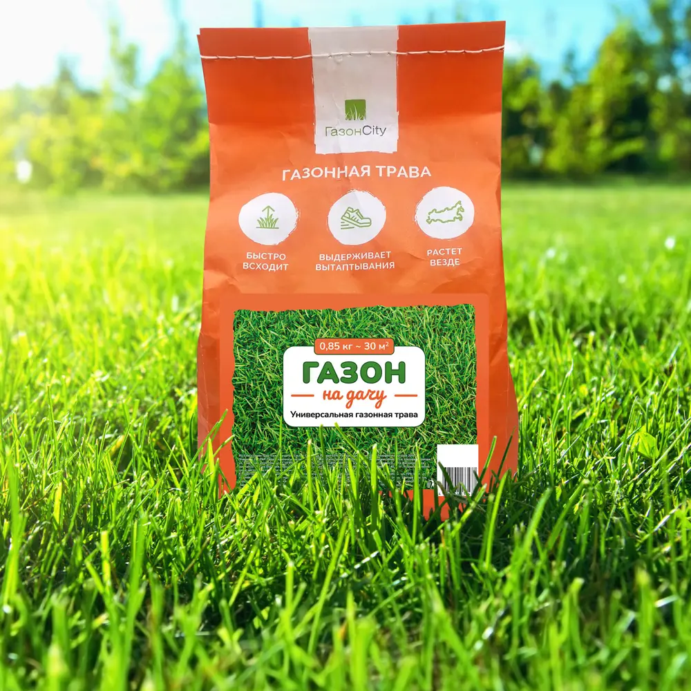 ГАЗОНCITY Семена для идеального дачного газона 0.85 кг 87274164 STLM-0073616 - Вид №2