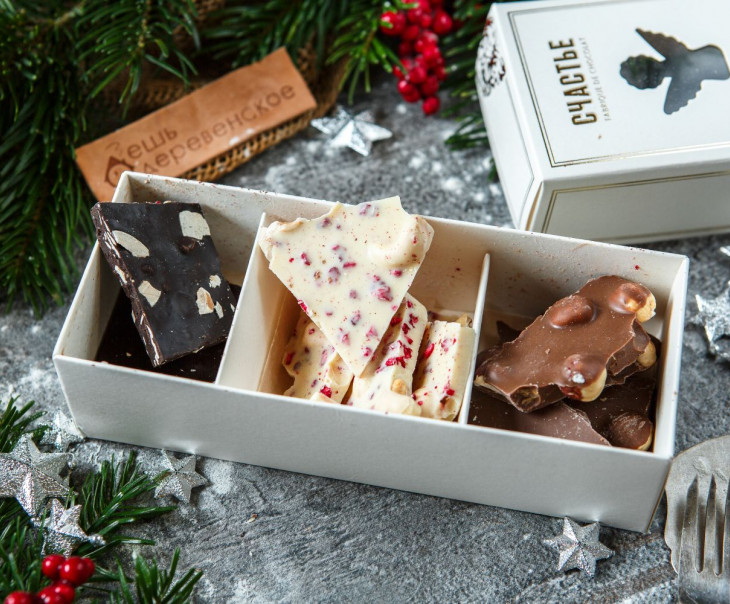 5644 Ассорти домашнего шоколада "Счастье" Вкусляндия  - Вид №1