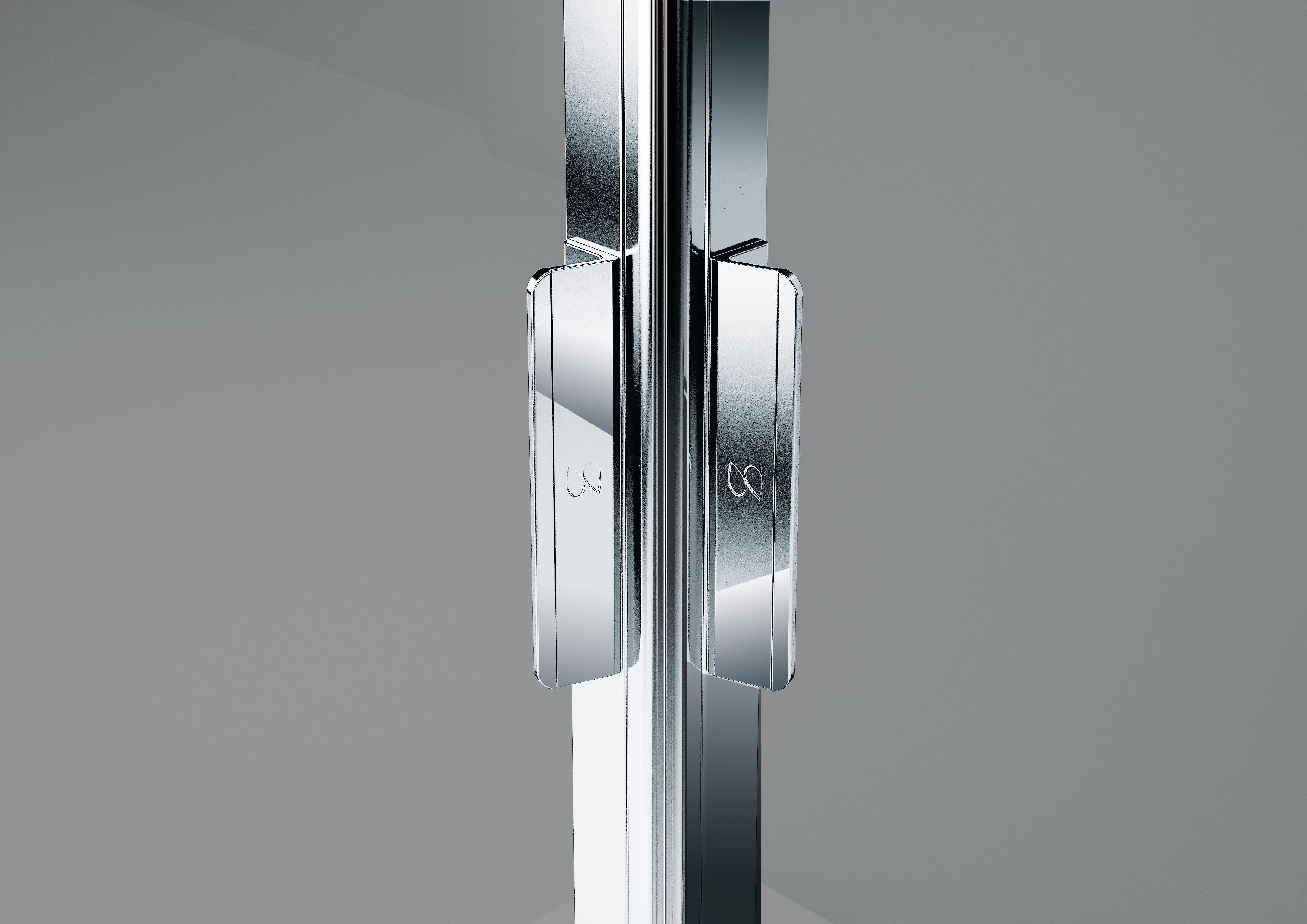 Профиль угловой душевой кабины с распашной дверью Novellini Lunes ARCH-00068967 - Вид №8