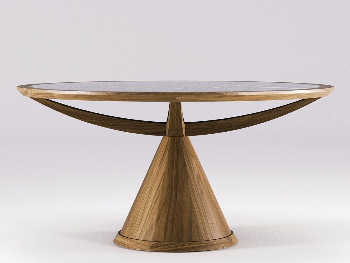 Круглый деревянный стол для гостиной Wewood VASCO ARCH-00147677 - Вид №10