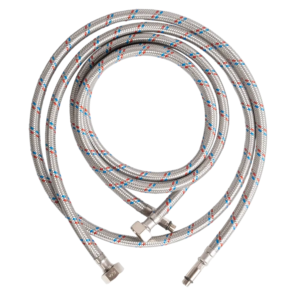 89396285 Гибкая подводка для смесителя Elka 1/2" 100 см наружная-внутренняя резьба STLM-1573590