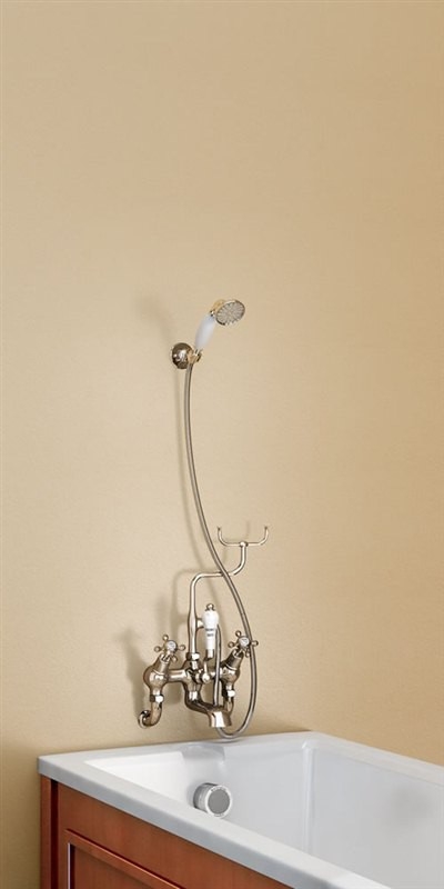 Душевая стойка со смесителем "под наклоном" [H335-CL] Claremont Burlington T9-QT, T1, V18, T17-2  - Вид №2